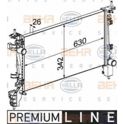 CHŁODNICA HELLA 8MK376754-721