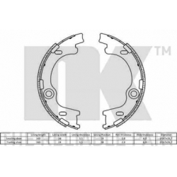 SZCZĘKI HAMULCOWE NK 2734790